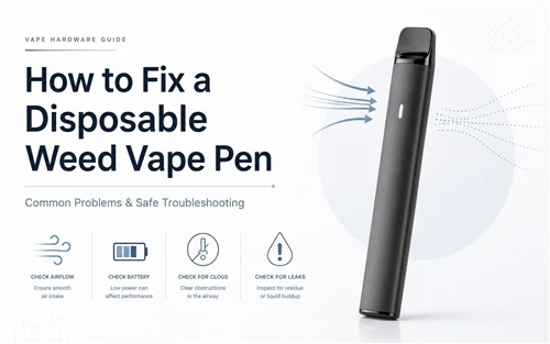 Sut i drwsio beiro vape chwyn tafladwy? Problemau ac atebion cyffredin