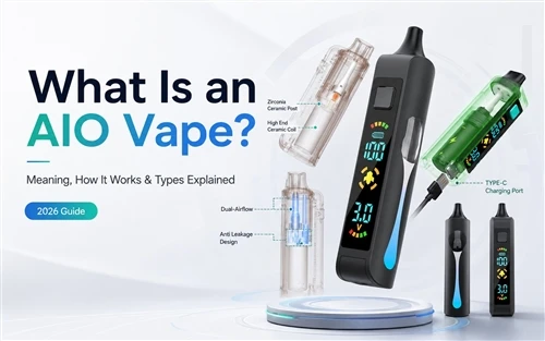 Beth yw vape aio? Eich canllaw eithaf i ddyfeisiau anweddu popeth-mewn-un